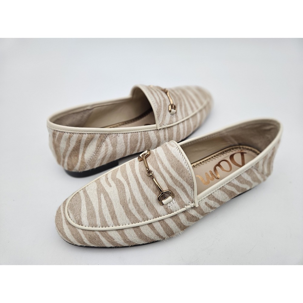 Sam Edelman Loraine Bit Loafer Taupe Zebra Color Womens 6.5 M - Picture 2 of 12